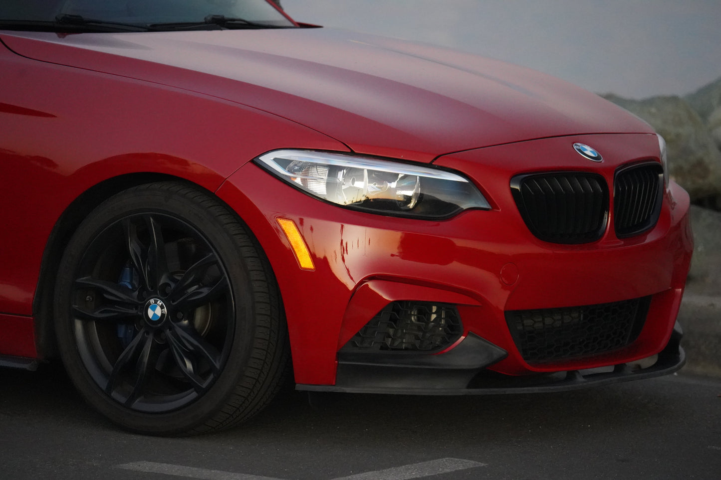 Diamond Designed F22 & F23 (2 Series) Front Aero Splitters