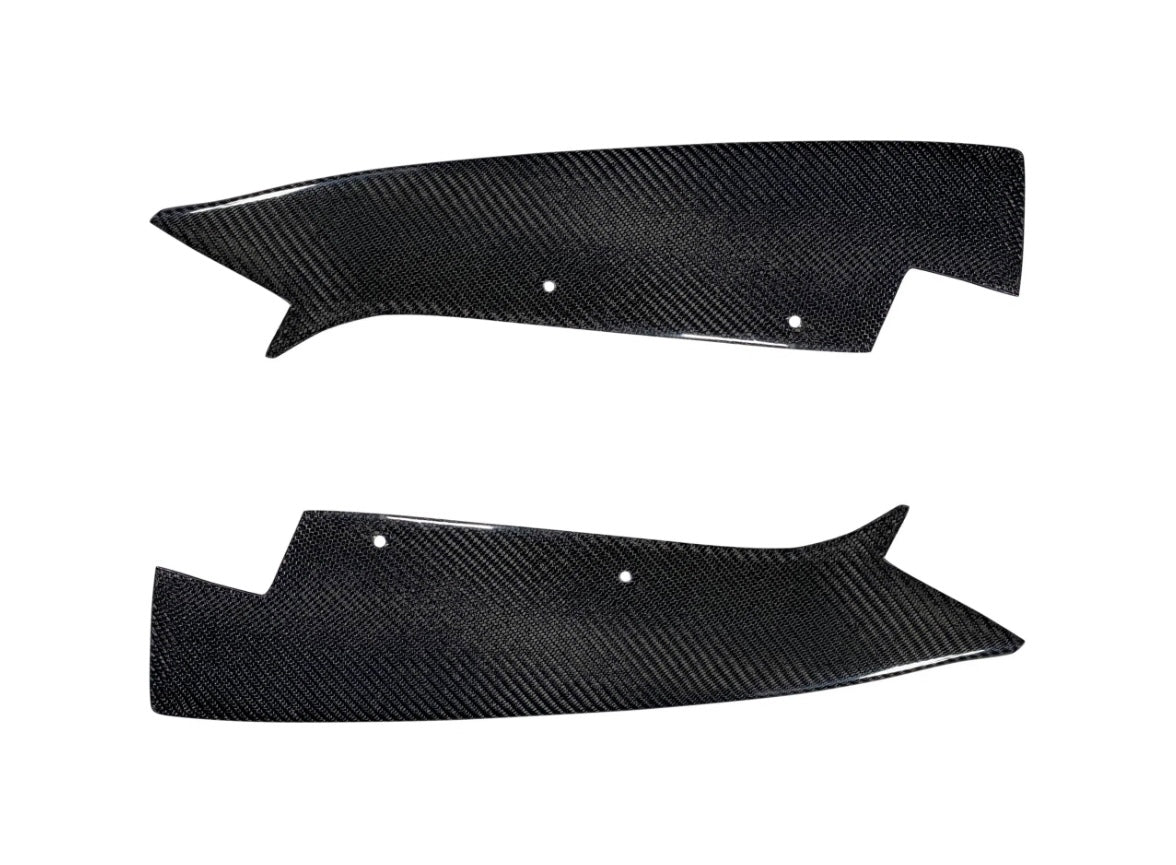 1M Designed Carbon Fiber Rear Bumper Aero Splitters