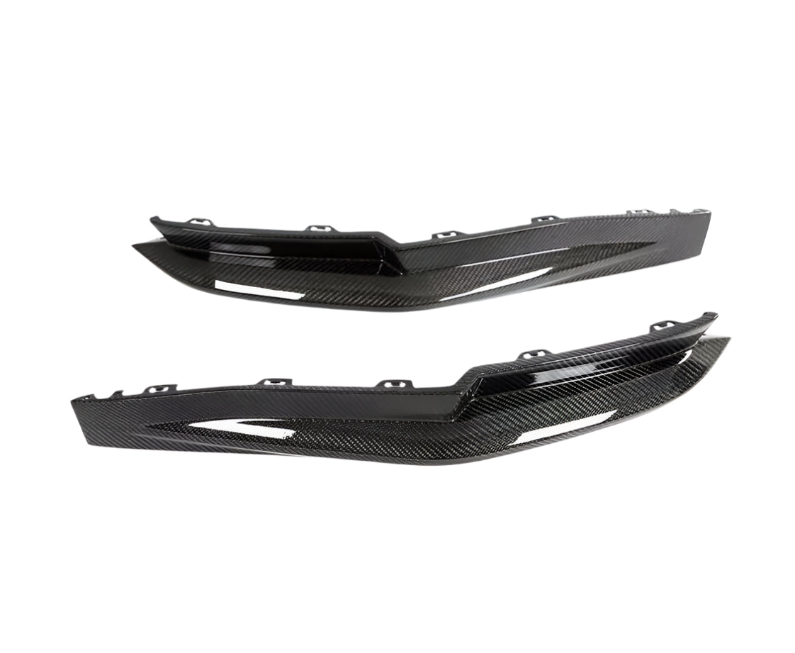 Performance Designed G80 (M3) Carbon Fiber Rear Bumper Aero Splitters
