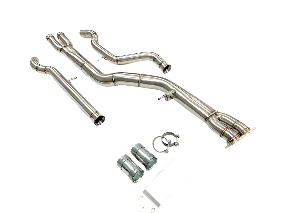 F80 & F82 (M3 & M4) SS304 Single Mid-Pipe